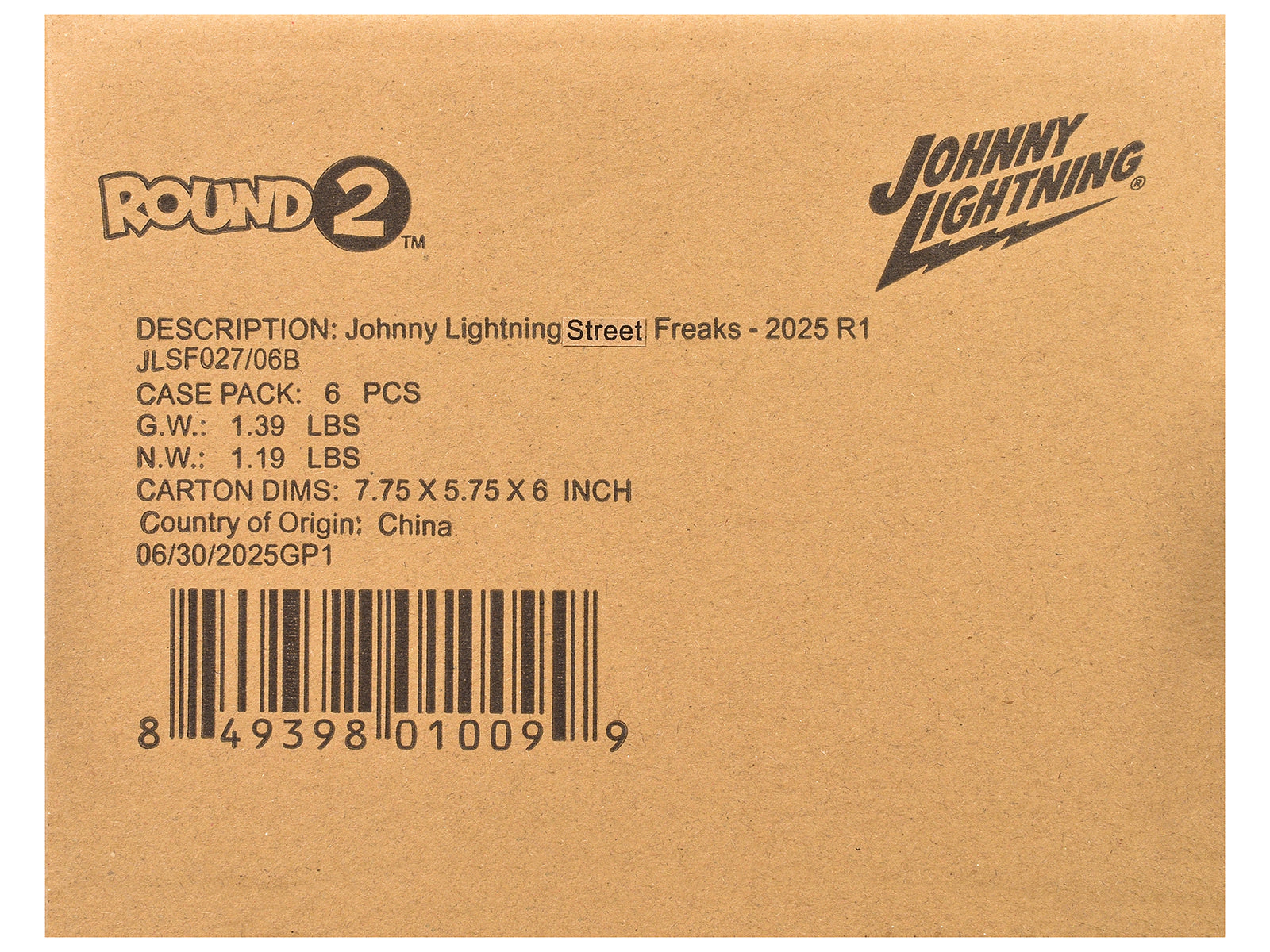 "Street Freaks" 2025 Release 1 Set B of 6 Cars 1/64 Diecast Model Cars by Johnny Lightning - image 2