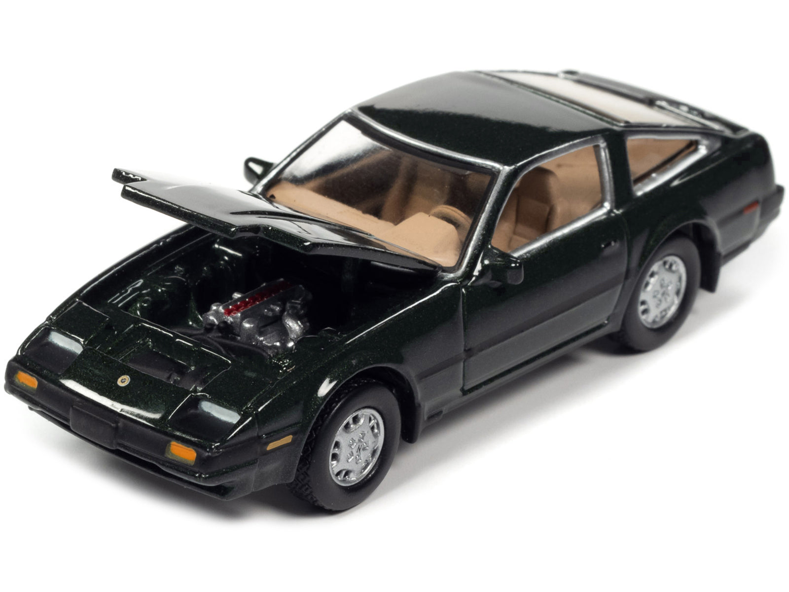 1984 Nissan 300ZX Dark Green with Black Stripes "Classic Gold Collection" Series Limited Edition to 12480 pieces Worldwide 1/64 Diecast Model Car by Johnny Lightning - image 2
