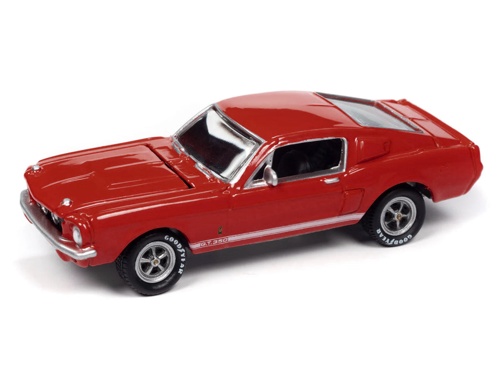1967 Shelby GT-350 Red with White Side Stripes "Mecum Auctions" "Pop Culture" 2024 Release 2 1/64 Diecast Model Car by Johnny Lightning - image 2