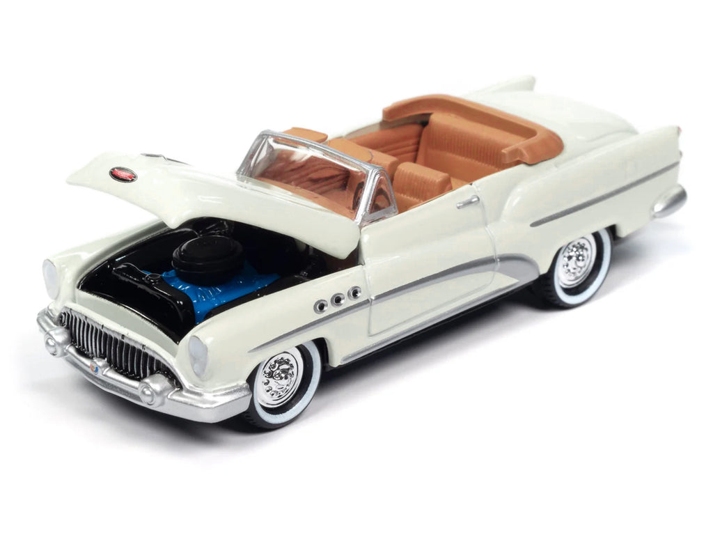 1953 Buick Super Cream with Travel Trailer Limited Edition "Tow & Go" Series 1/64 Diecast Model Car by Johnny Lightning - image 3