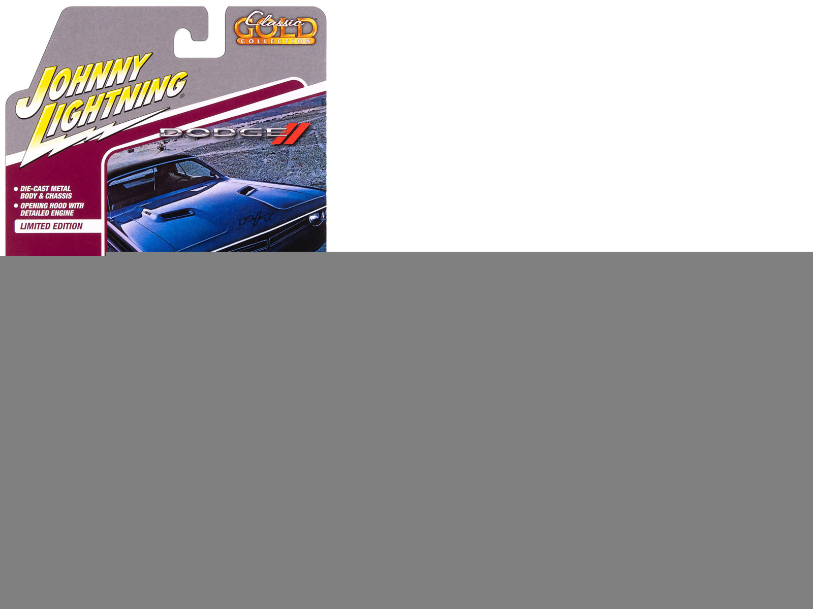 1971 Dodge Challenger R/T Butterscotch with White Top and Interior "Classic Gold Collection" 1/64 Diecast Model Car by Johnny Lightning