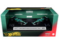 "Aston Martin Aramco Formula One Team" Formula One F1 World Championship (2025) 2 Piece Set Diecast Model Cars by Hot Wheels