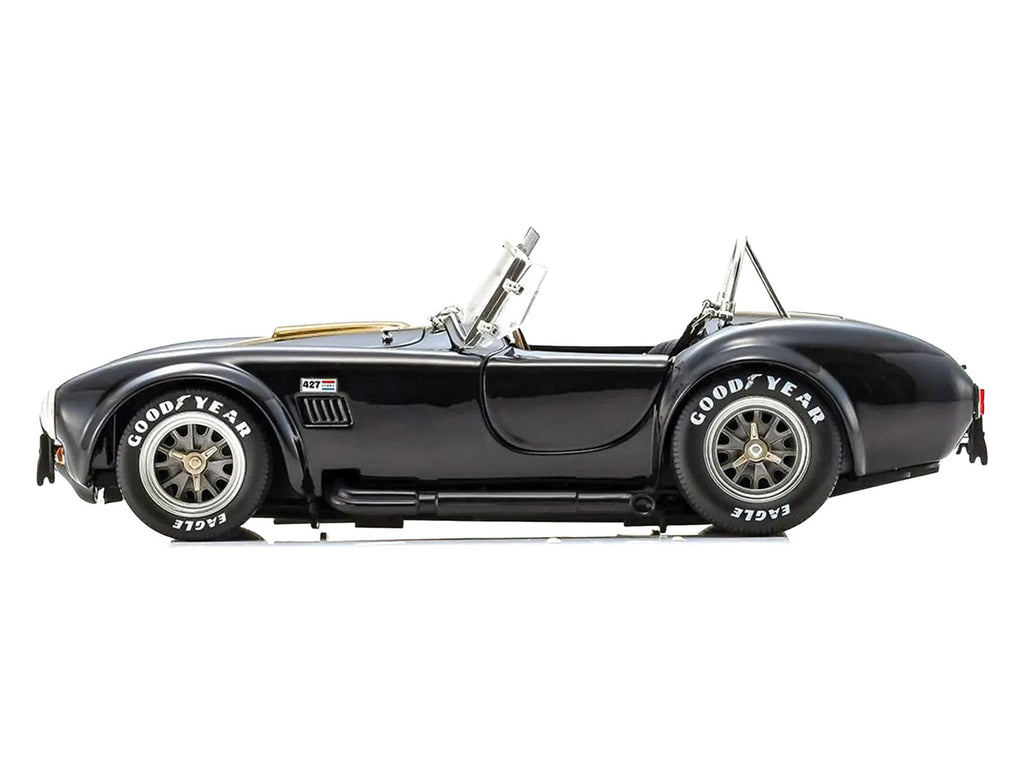 Shelby Cobra 427 S/C Black with Gold Stripes 1/18 Diecast Model Car by Kyosho - image 3