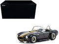 Shelby Cobra 427 S/C Black with Gold Stripes 1/18 Diecast Model Car by Kyosho