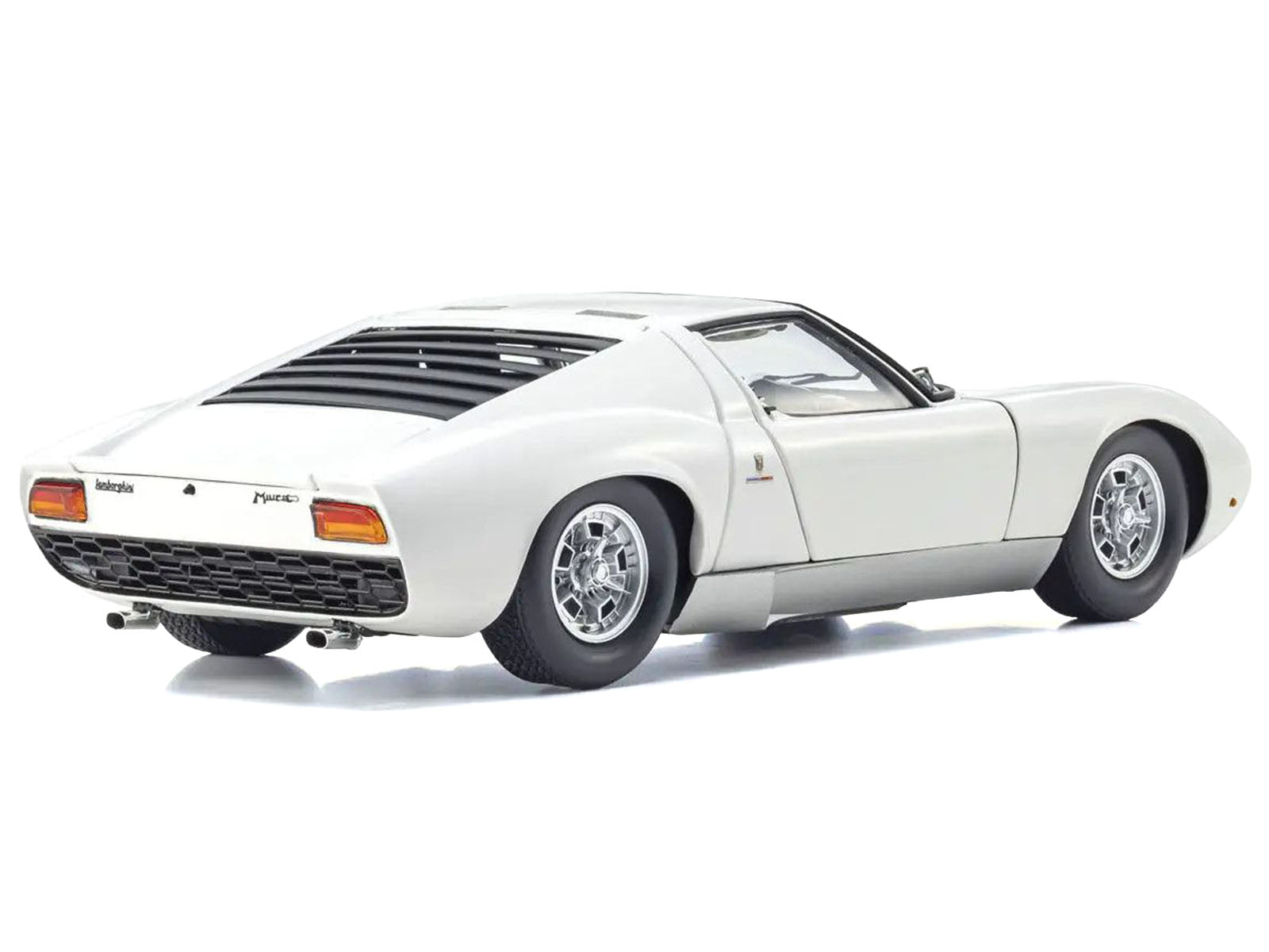 Lamborghini Miura P 400 White 1/18 Diecast Model Car by Kyosho - image 5