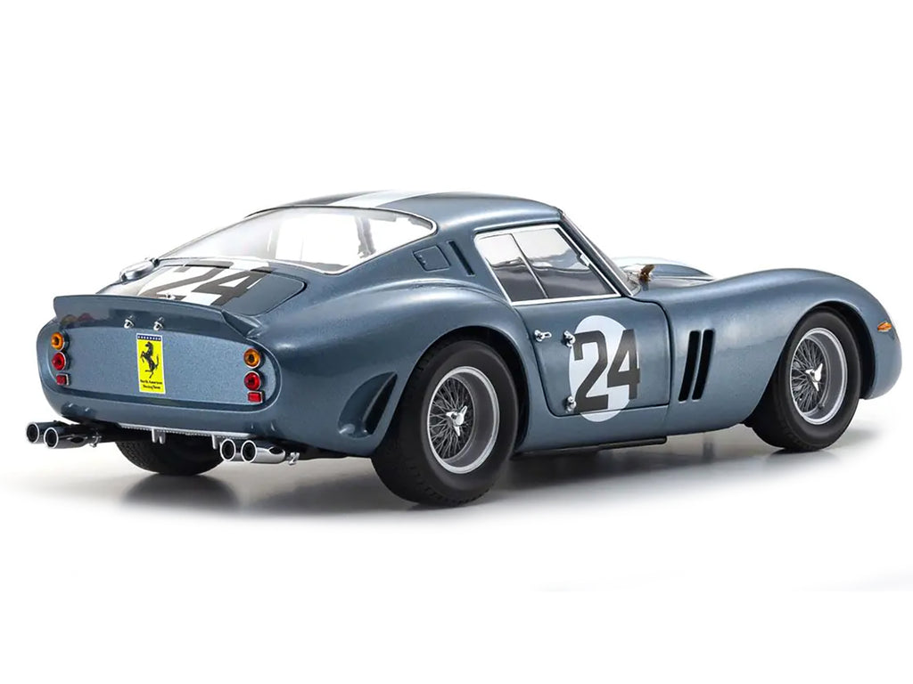 Ferrari 250 GTO #24 Phil Hill - Olivier Gendebien 2nd Place "Sebring 12 Hours" (1962) 1/18 Diecast Model Car by Kyosho - image 5