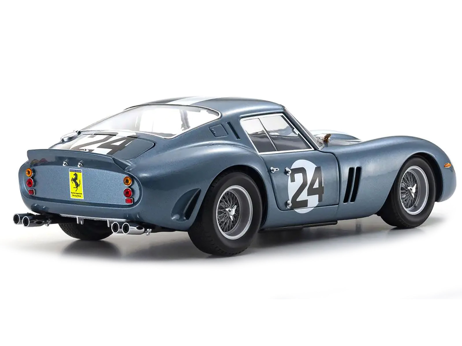 Ferrari 250 GTO #24 Phil Hill - Olivier Gendebien 2nd Place "Sebring 12 Hours" (1962) 1/18 Diecast Model Car by Kyosho - image 5