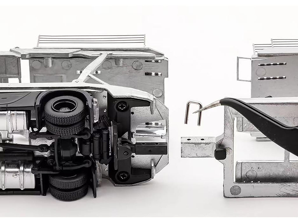 Mercedes-Benz Actros Auto Transporter White 1/64 Diecast Model by GCD - image 5