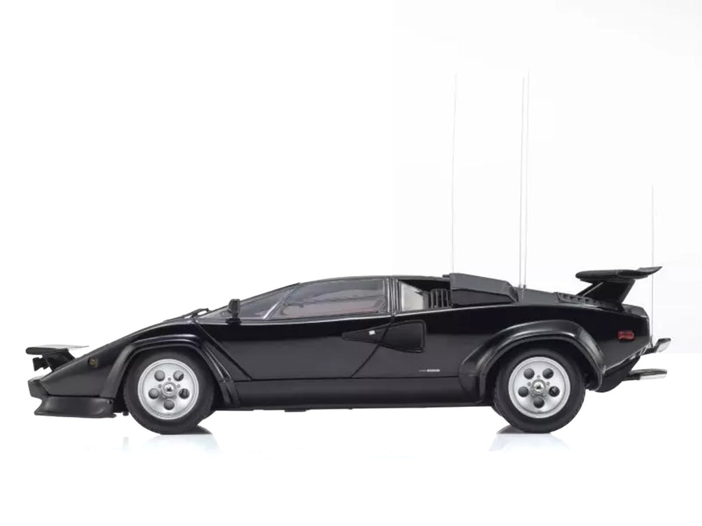 Lamborghini Countach LP 400S Black "The Cannonball Run" (1981) Movie 1/18 Diecast Model Car by Kyosho