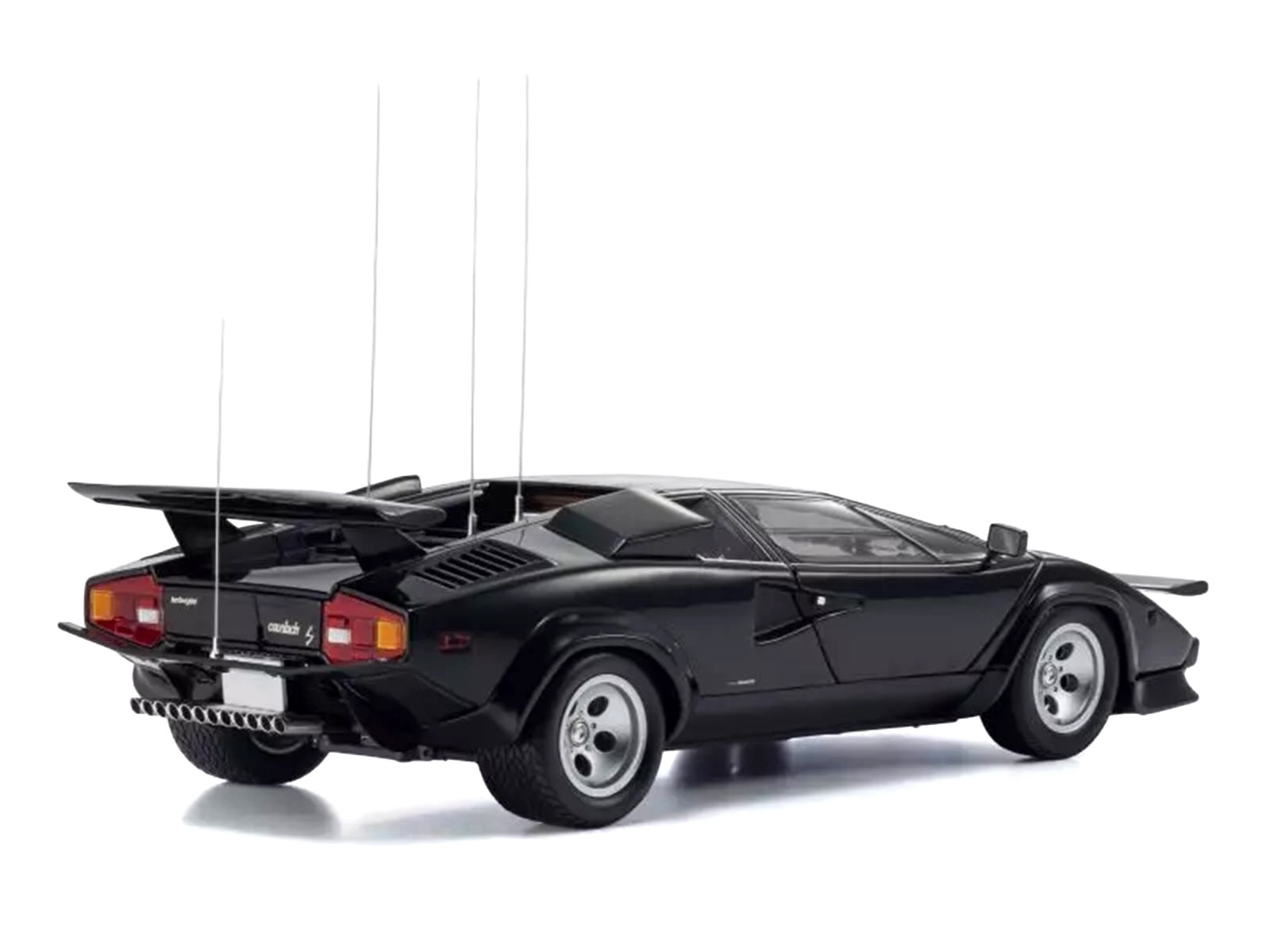 Lamborghini Countach LP 400S Black "The Cannonball Run" (1981) Movie 1/18 Diecast Model Car by Kyosho