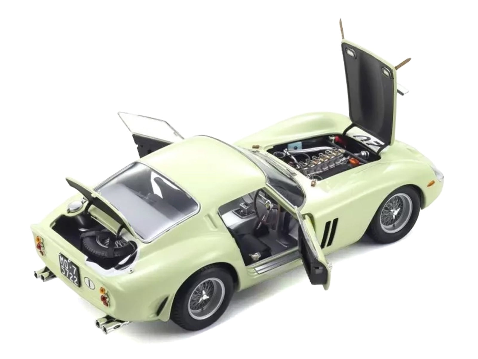 Ferrari 250 GTO #20 Innes Ireland - Masten Gregory "24 Hours of Le Mans" (1962) 1/18 Diecast Model Car by Kyosho