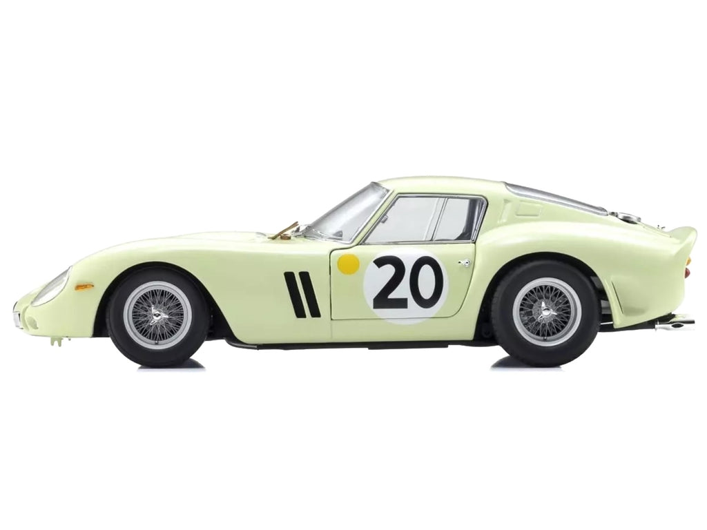 Ferrari 250 GTO #20 Innes Ireland - Masten Gregory "24 Hours of Le Mans" (1962) 1/18 Diecast Model Car by Kyosho
