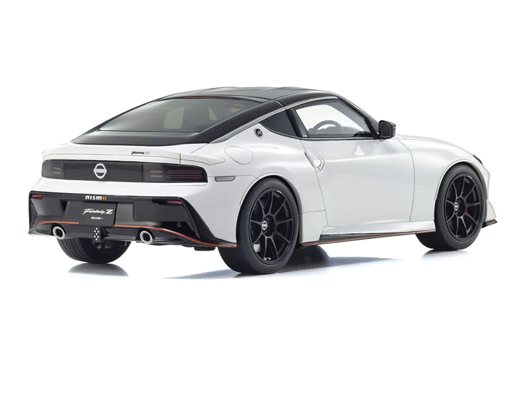 Nissan Fairlady Z NISMO RHD (Right Hand Drive) White with Black Top 1/18 Model Car by Kyosho - image 4