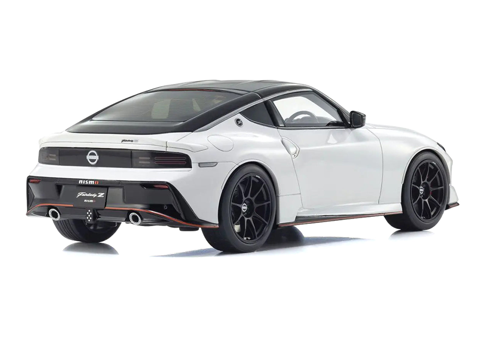 Nissan Fairlady Z NISMO RHD (Right Hand Drive) White with Black Top 1/18 Model Car by Kyosho - image 4