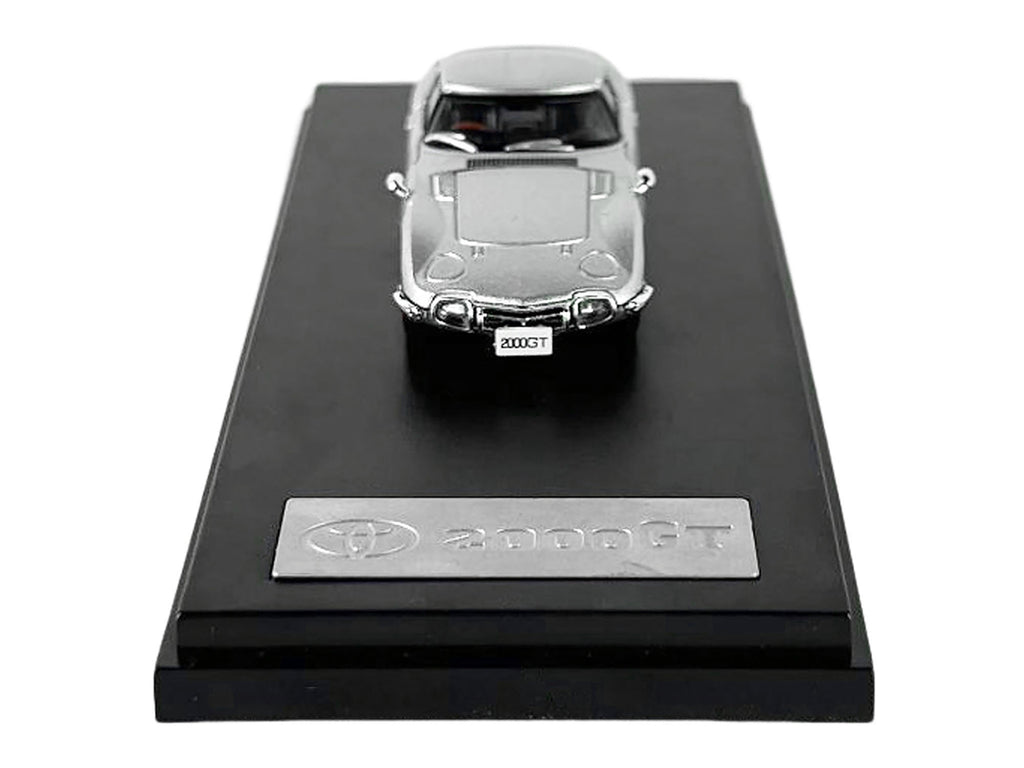 Toyota 2000GT RHD (Right Hand Drive) Silver Metallic 1/64 Diecast Model Car by LCD Models - image 5