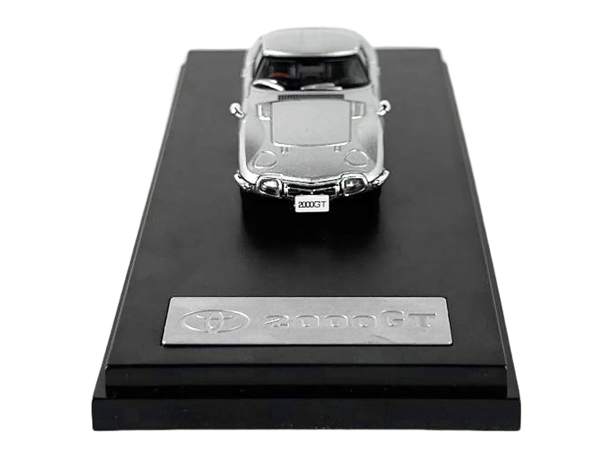 Toyota 2000GT RHD (Right Hand Drive) Silver Metallic 1/64 Diecast Model Car by LCD Models - image 5