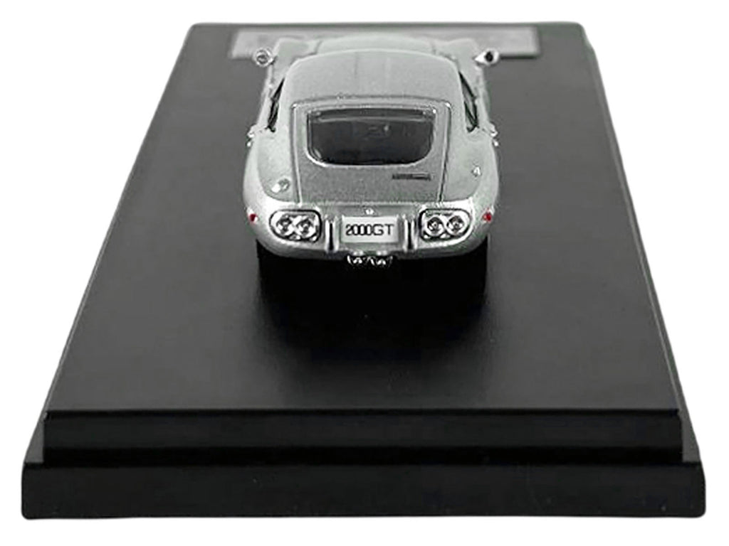 Toyota 2000GT RHD (Right Hand Drive) Silver Metallic 1/64 Diecast Model Car by LCD Models - image 4
