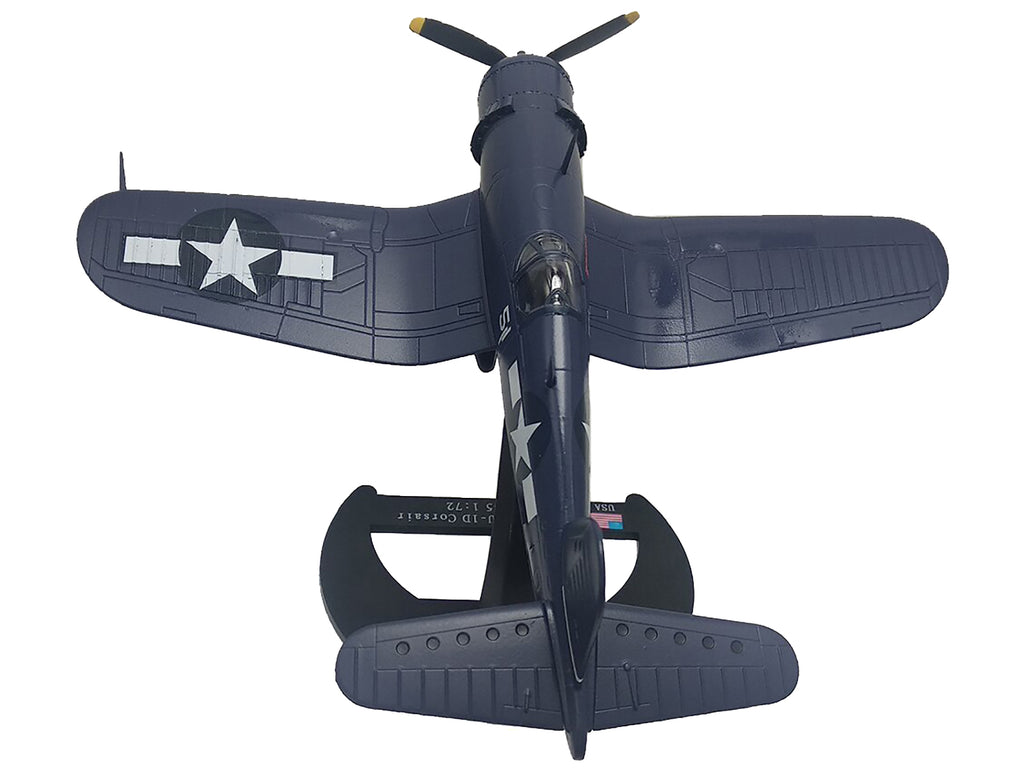 Vought F4U-1D Corsair Fighter Aircraft "Robert Wade VMF-323 Death Rattlers Yontan Airfield Okinawa" (1945) United States Marine Corps "Planes of World War II" Series 1/72 Diecast Model Airplane by Luppa - image 4