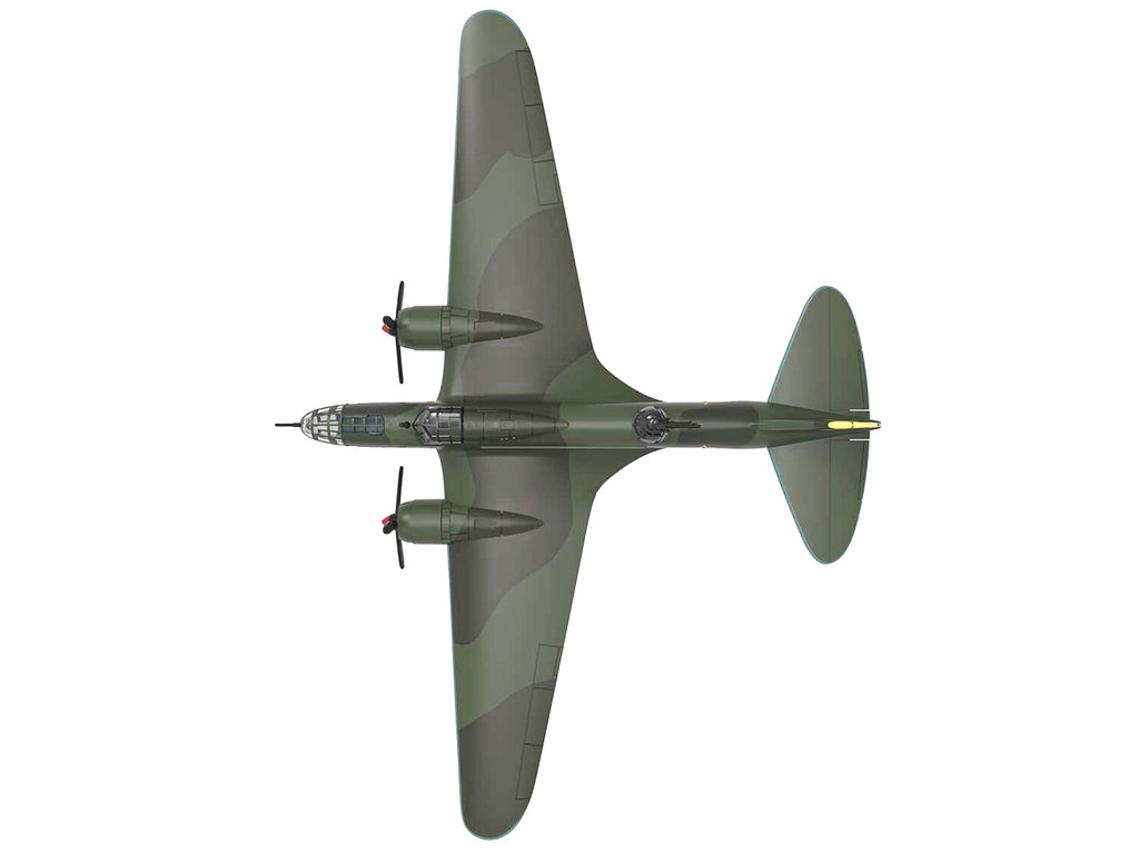Ilyushin IL-4 Bomber Aircraft "Soviet Baltic Fleet Guards Regiment" (1942) "Planes of World War II" Series 1/144 Diecast Model Airplane by Luppa - image 3