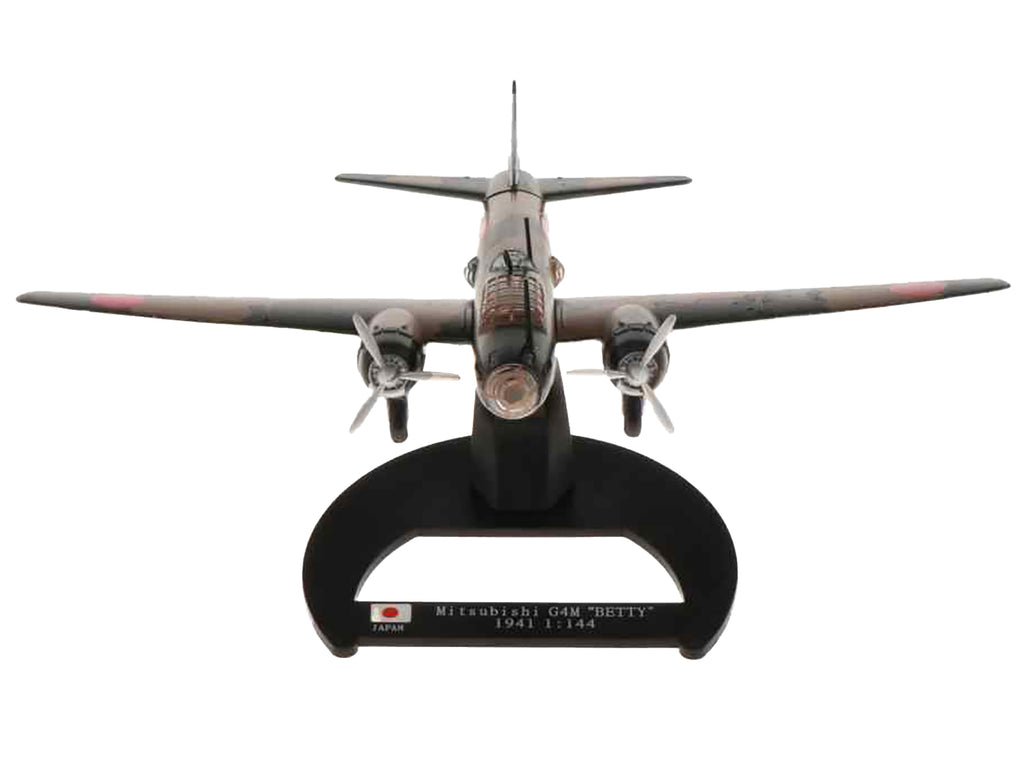 Mitsubishi G4M Bomber Aircraft "Betty Takao Kokutai Philippines" Imperial Japanese Navy (1941) "Planes of World War II" Series 1/144 Diecast Model Airplane by Luppa - image 5