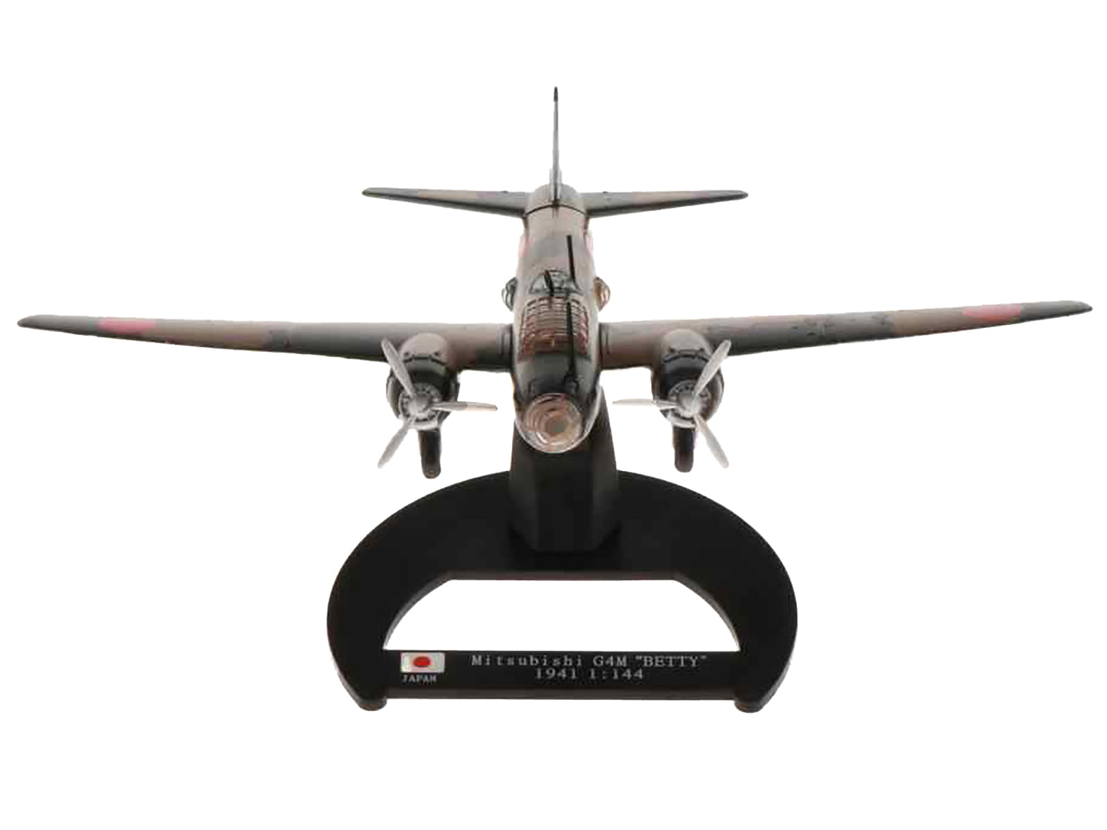Mitsubishi G4M Bomber Aircraft "Betty Takao Kokutai Philippines" Imperial Japanese Navy (1941) "Planes of World War II" Series 1/144 Diecast Model Airplane by Luppa - image 5