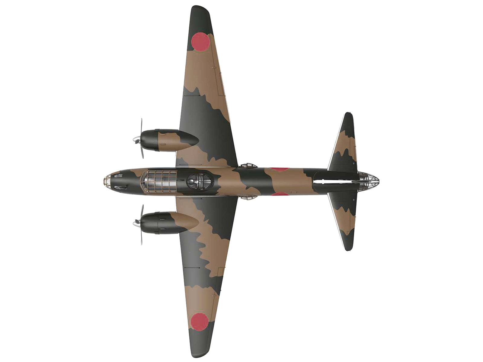 Mitsubishi G4M Bomber Aircraft "Betty Takao Kokutai Philippines" Imperial Japanese Navy (1941) "Planes of World War II" Series 1/144 Diecast Model Airplane by Luppa - image 3