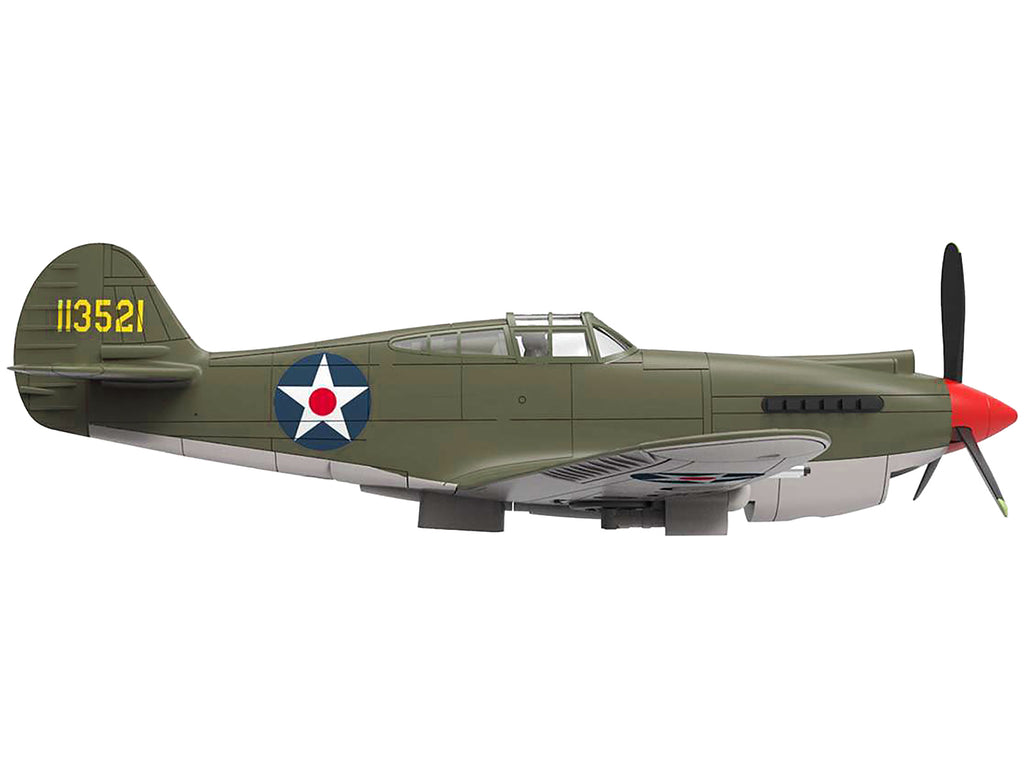 Curtiss P-40B Warhawk Aircraft "Hawaii" (1945) United States Army Air Forces "Planes of World War II" Series 1/72 Diecast Model Airplane by Luppa - image 2