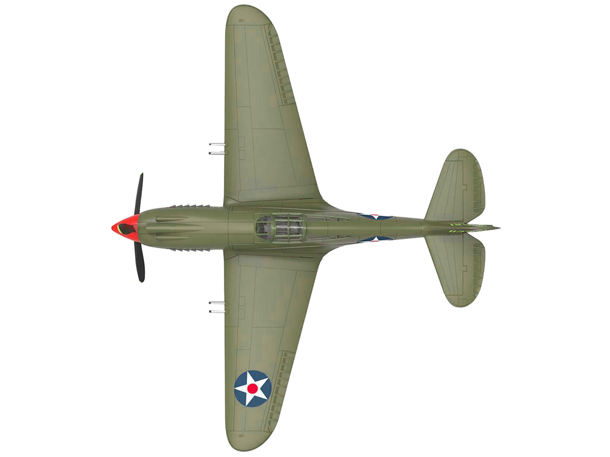 Curtiss P-40B Warhawk Aircraft "Hawaii" (1945) United States Army Air Forces "Planes of World War II" Series 1/72 Diecast Model Airplane by Luppa - image 3
