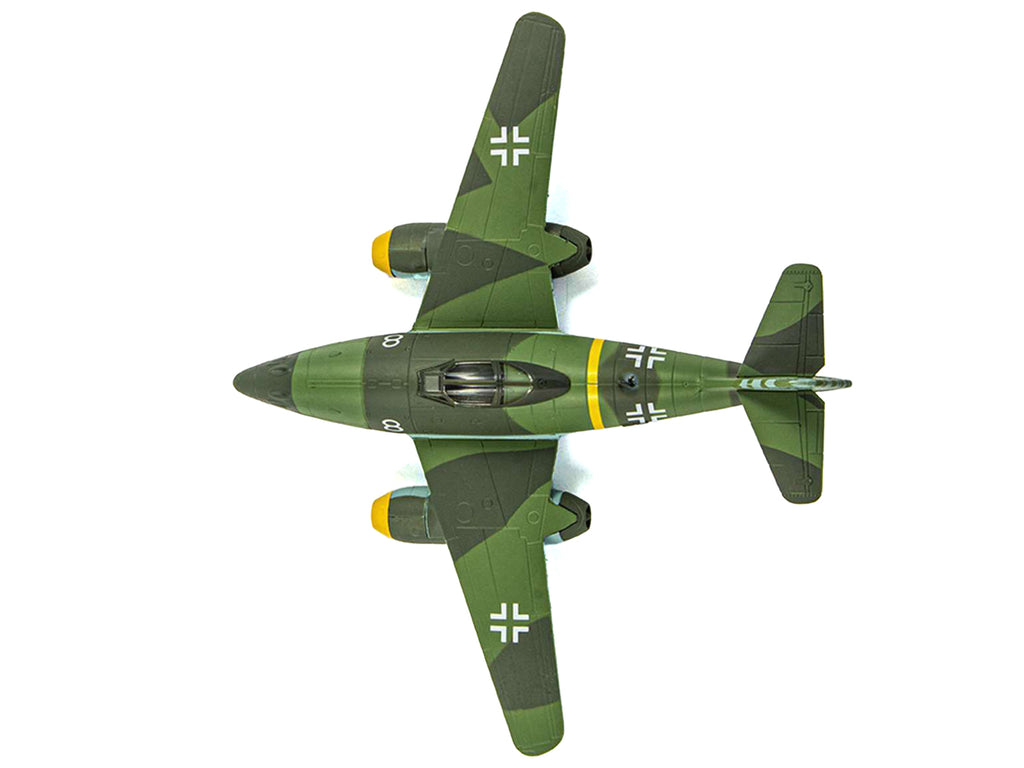 Messerschmitt Me 262 Fighter Aircraft "White 8 258 aerial victory ace Walter Nowotny Kommando Nowotny Germany" (1944) German Luftwaffe 1/72 Diecast Model Airplane by Luppa - image 2