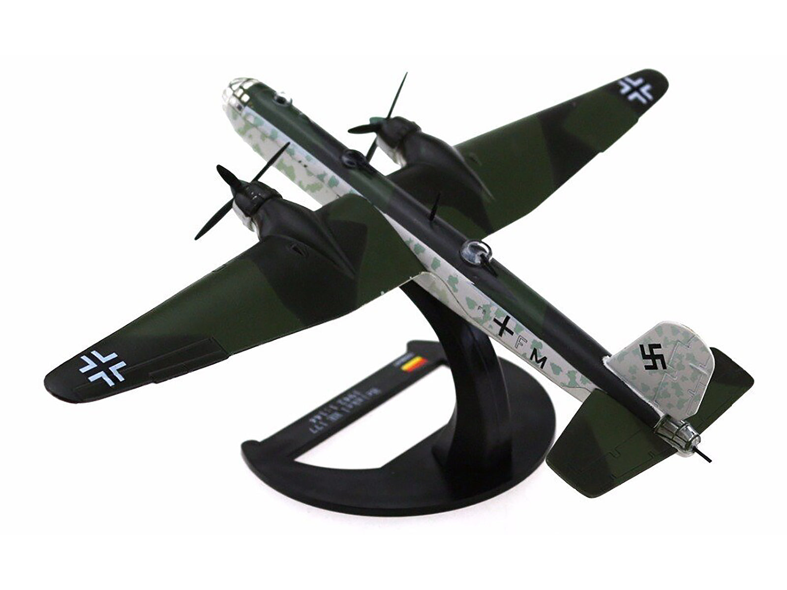 Heinkel He 177 Bomber Aircraft "II./KG 40 Bordeaux France" (1942) German Luftwaffe 1/144 Diecast Model Airplane by Luppa - image 5