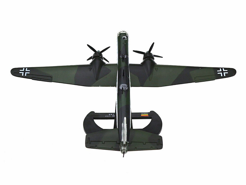 Heinkel He 177 Bomber Aircraft "II./KG 40 Bordeaux France" (1942) German Luftwaffe 1/144 Diecast Model Airplane by Luppa - image 4