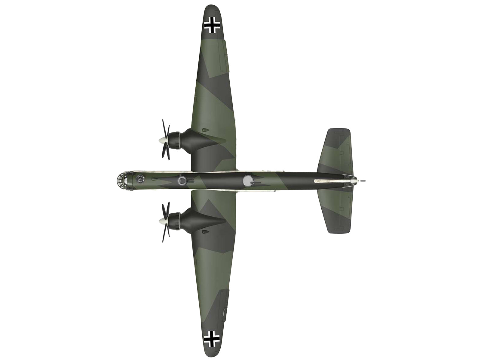 Heinkel He 177 Bomber Aircraft "II./KG 40 Bordeaux France" (1942) German Luftwaffe 1/144 Diecast Model Airplane by Luppa - image 2
