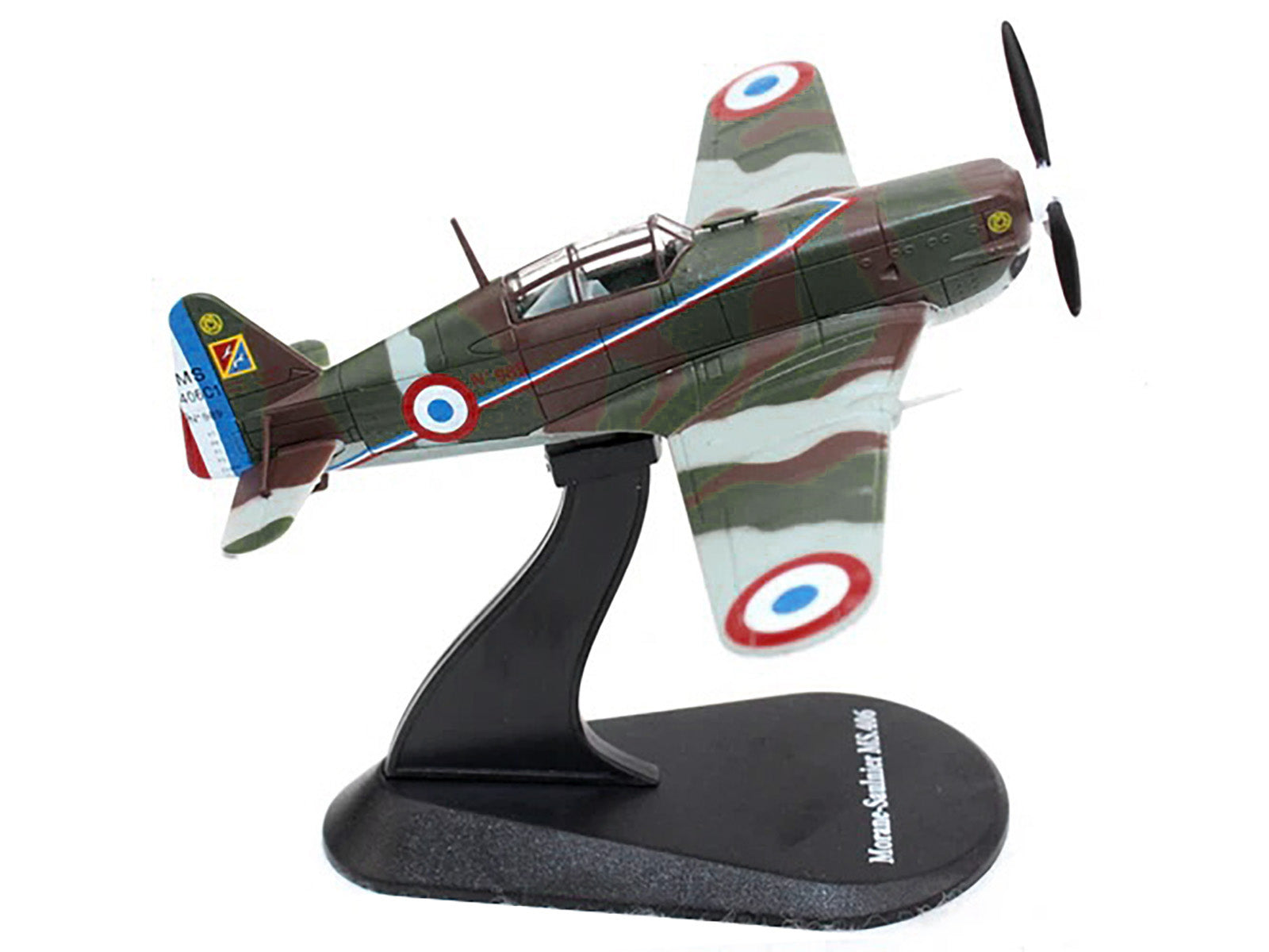 Morane-Saulnier MS.406 Fighter Aircraft "3/4 Escadrille GC II/3" Armee de l'Air (French Air Force) (1940) "Planes of World War II" Series 1/72 Diecast Model Airplane by Luppa - image 2