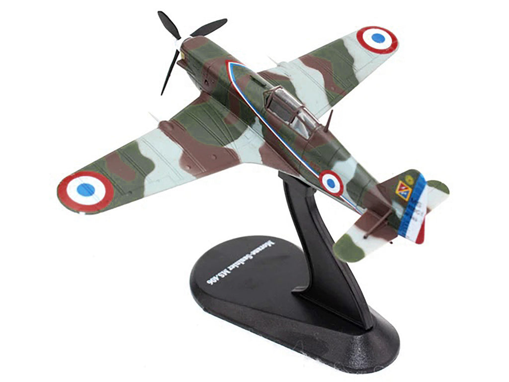 Morane-Saulnier MS.406 Fighter Aircraft "3/4 Escadrille GC II/3" Armee de l'Air (French Air Force) (1940) "Planes of World War II" Series 1/72 Diecast Model Airplane by Luppa - image 3