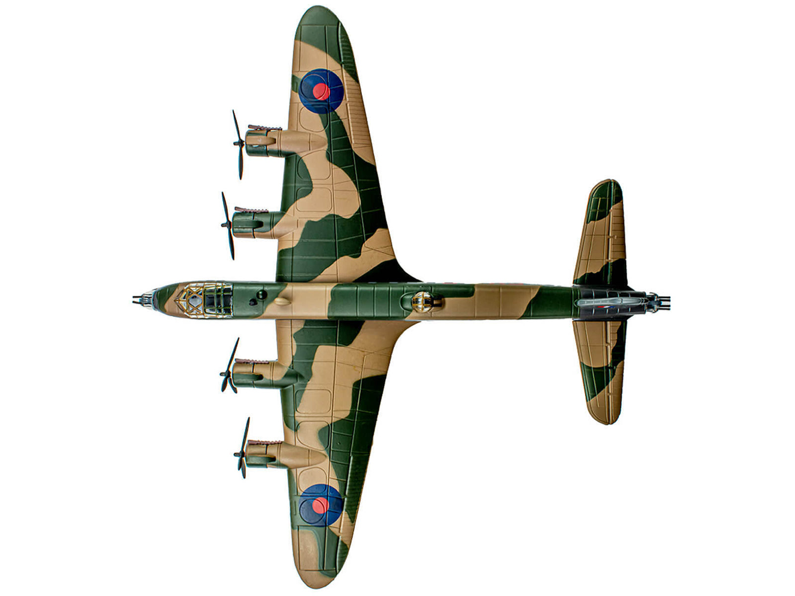 Short Stirling Mk.III Aircraft "Jolly Roger No. 199 Squadron 100 Group" (1943) British Royal Air Force "Planes of World War II" Series 1/144 Diecast Model Airplane by Luppa - image 3