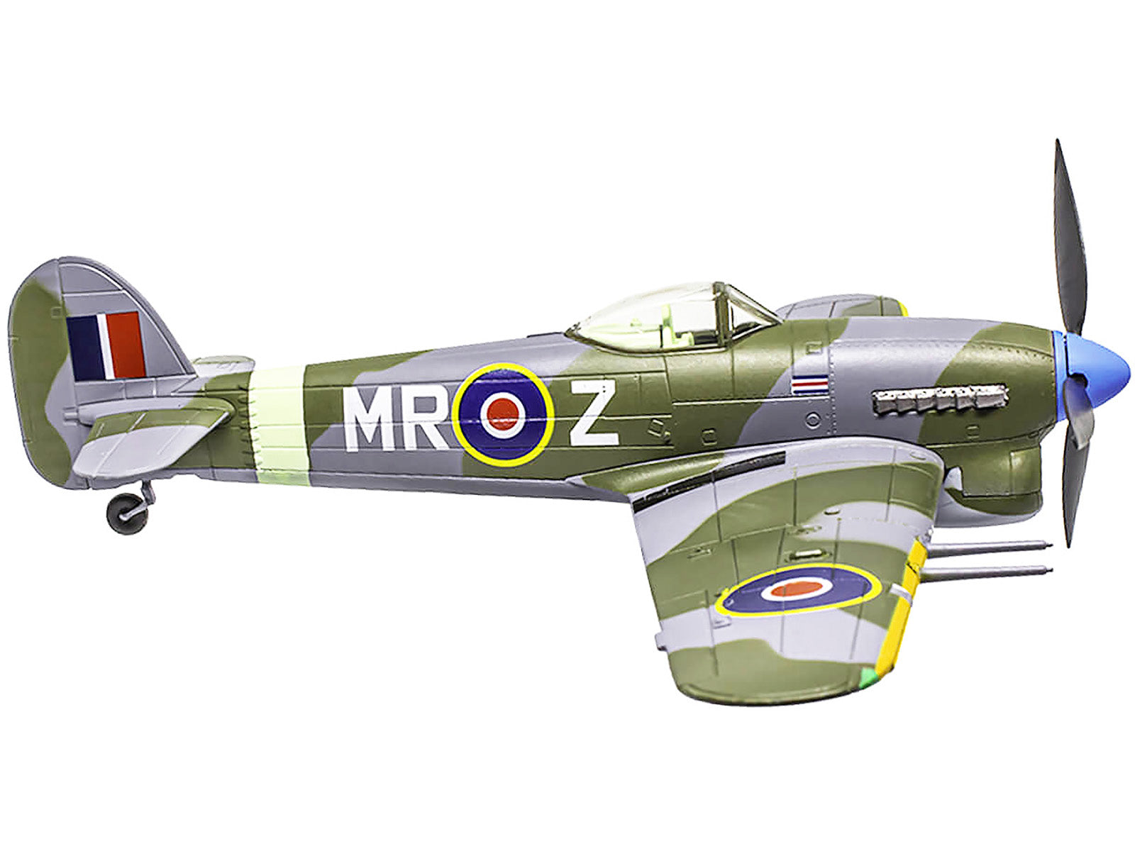 Hawker Typhoon Mk IB Fighter-Bomber Aircraft "No. 245 (Northern Rhodesian) Squadron" Royal Air Force (1942) "Planes of World War II" Series 1/72 Diecast Model Airplane by Luppa - image 2