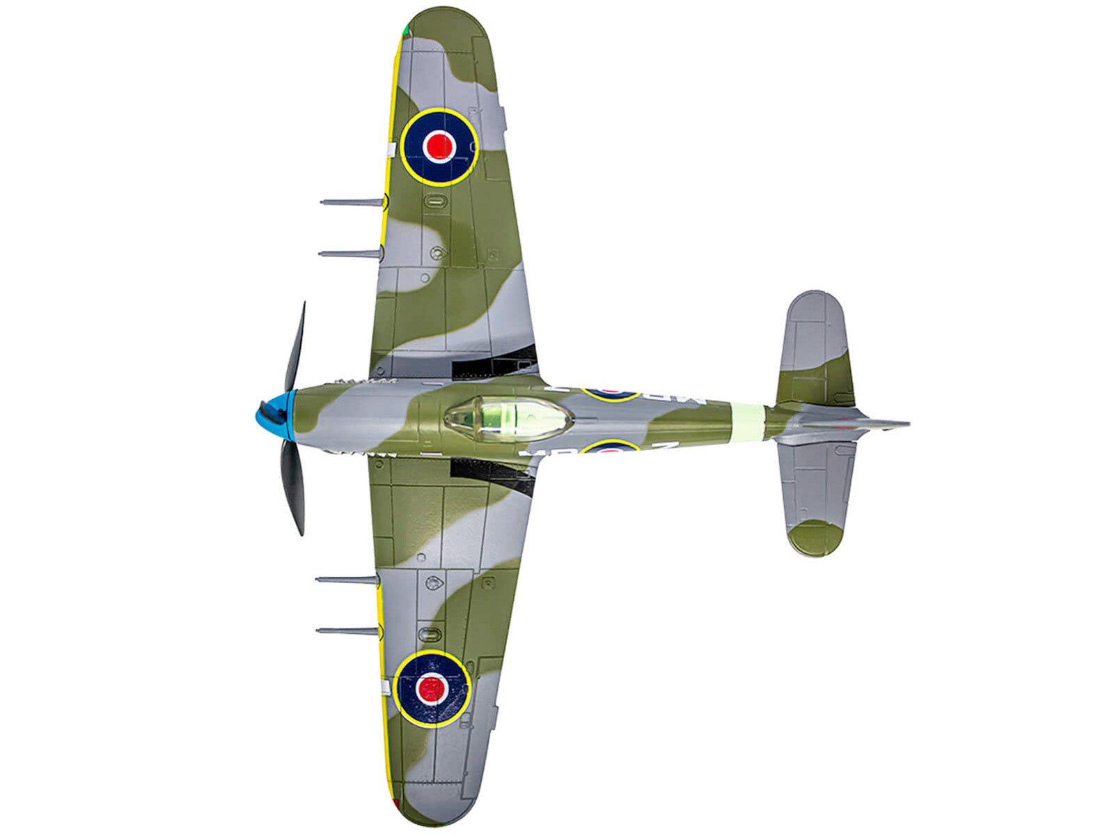 Hawker Typhoon Mk IB Fighter-Bomber Aircraft "No. 245 (Northern Rhodesian) Squadron" Royal Air Force (1942) "Planes of World War II" Series 1/72 Diecast Model Airplane by Luppa - image 3