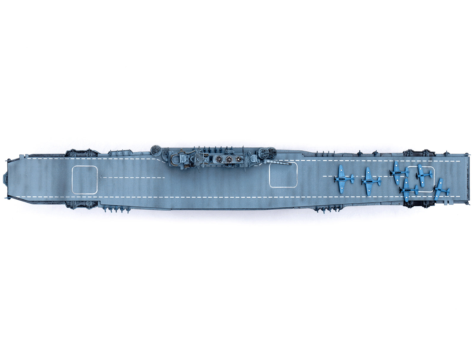 USS Yorktown (CV-5) Aircraft Carrier "US Navy" World War II 1/1000 Diecast Model by Legion - image 5