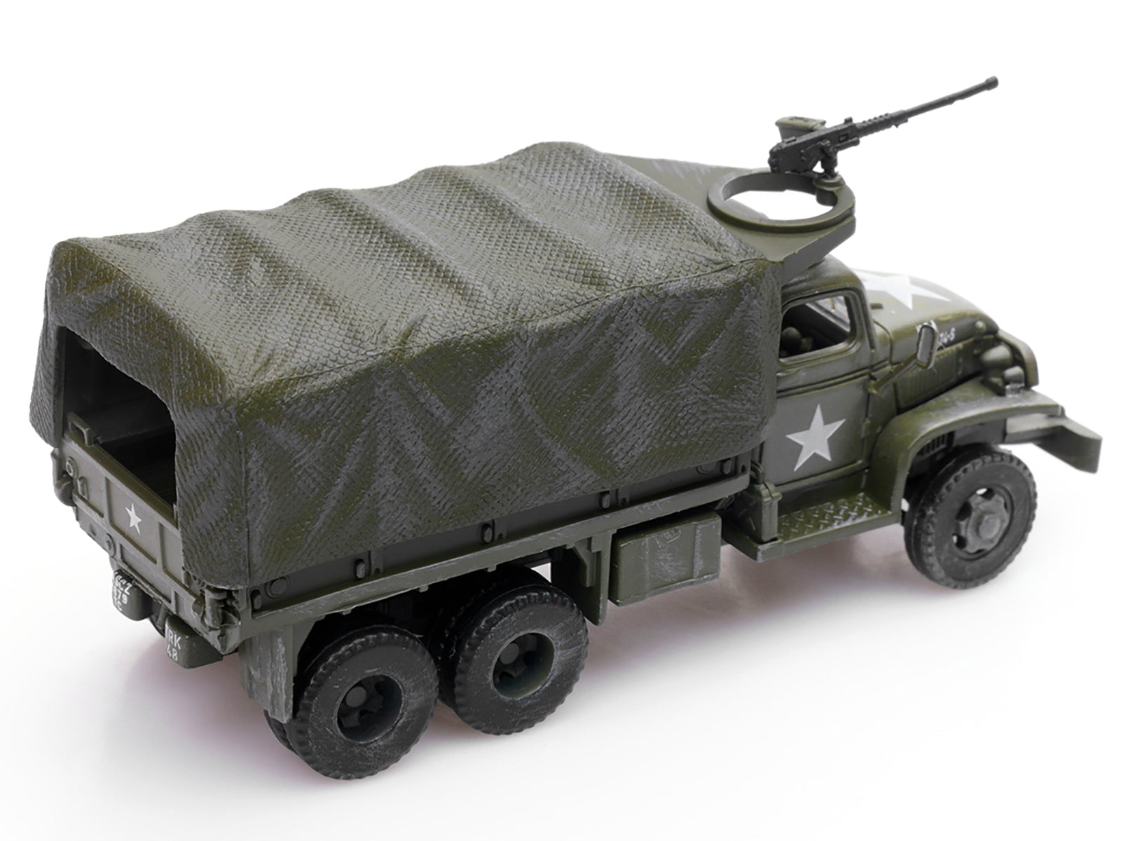GMC CCKW 353 Truck With Mounted Gun Olive Drab "4148174-S" US Army World War II 1/72 Diecast Model by Legion - image 4
