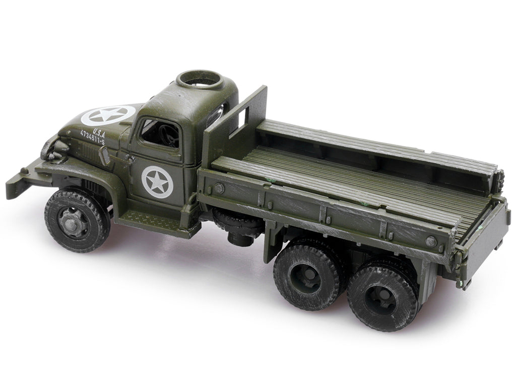 GMC CCKW 353 Truck With Mounted Gun Olive Drab "4734511-S" US Army World War II 1/72 Diecast Model by Legion - image 4