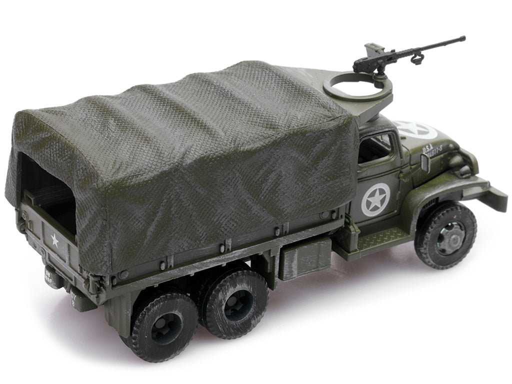 GMC CCKW 353 Truck With Mounted Gun Olive Drab "4734511-S" US Army World War II 1/72 Diecast Model by Legion - image 5