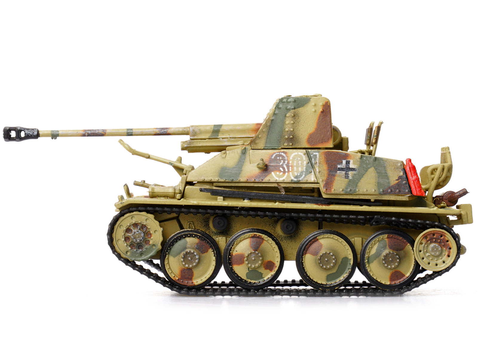 Sd.Kfz.139 Panzerjager 38(t) Fur 7.62cm PaK 36(R) Marder III Tank Destroyer #301 "Germany - World War II" 1/72 Diecast Model by Legion - image 2