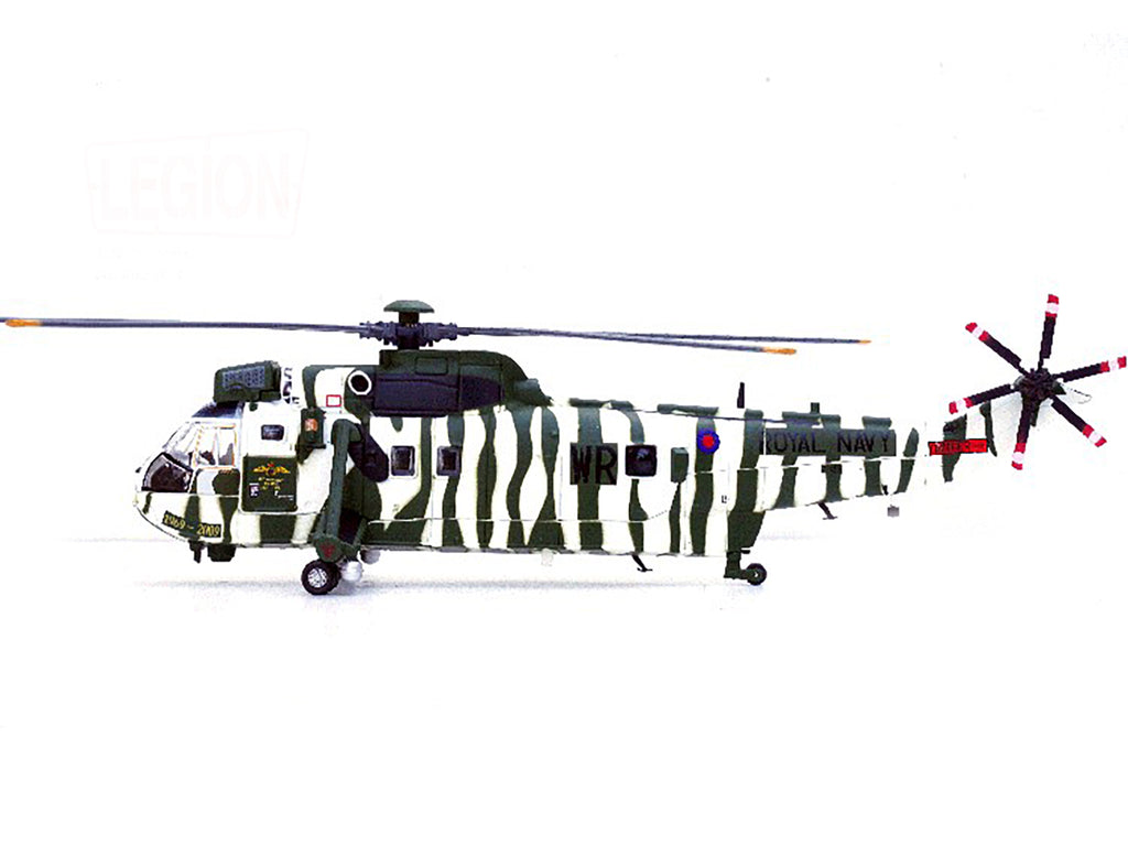 Westland Sea King HC.4 Helicopter "40th Anniversary Livery 848 Naval Air Squadron Commando Helicopter Force Royal Naval Air Station Yeovilton Somerset" (2009) British Royal Navy 1/72 Diecast Model by Legion - image 3