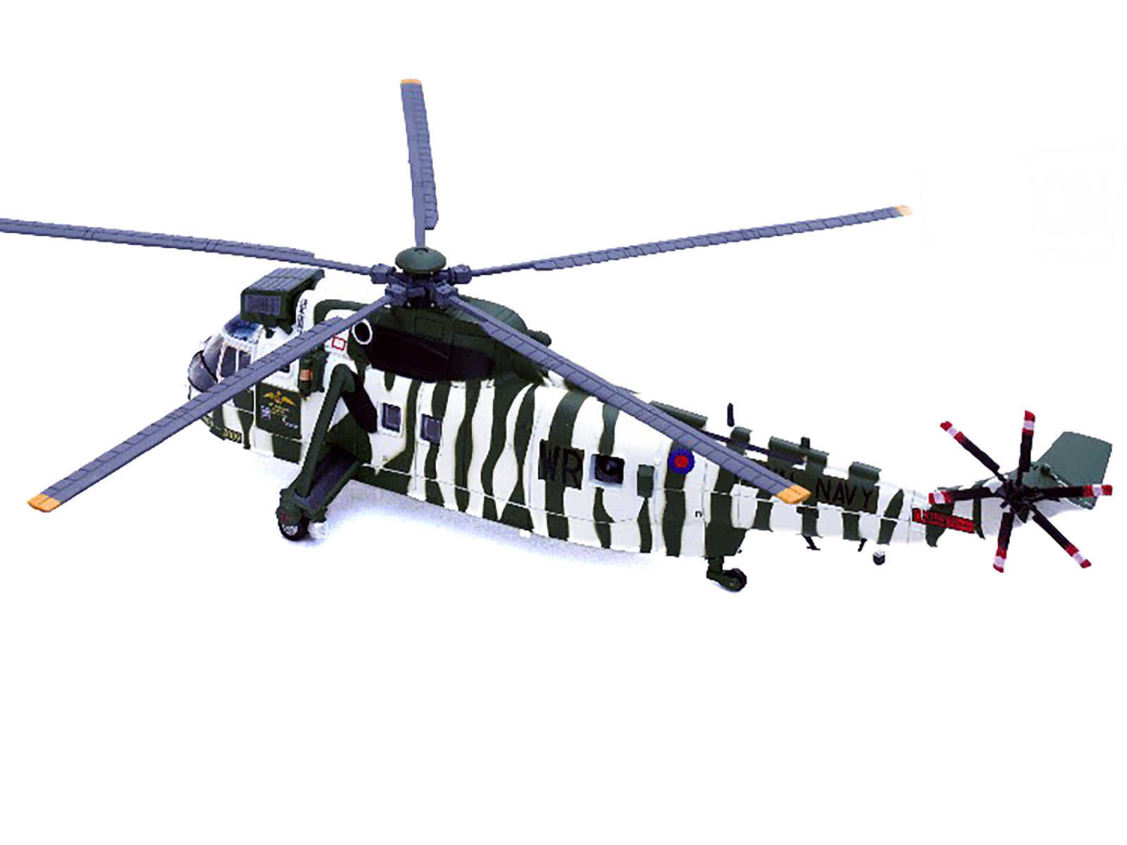 Westland Sea King HC.4 Helicopter "40th Anniversary Livery 848 Naval Air Squadron Commando Helicopter Force Royal Naval Air Station Yeovilton Somerset" (2009) British Royal Navy 1/72 Diecast Model by Legion - image 4