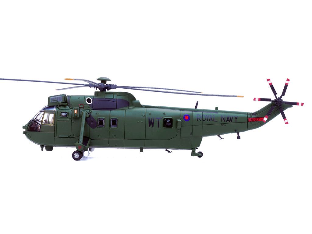 Westland Sea King HC.4 Helicopter "Green Livery 848 Naval Air Squadron Commando Helicopter Force Royal Naval Air Station Yeovilton Somerset" (2009) British Royal Navy 1/72 Diecast Model by Legion - image 2