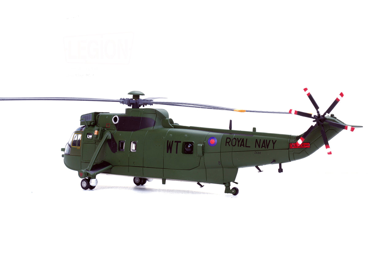 Westland Sea King HC.4 Helicopter "Green Livery 848 Naval Air Squadron Commando Helicopter Force Royal Naval Air Station Yeovilton Somerset" (2009) British Royal Navy 1/72 Diecast Model by Legion - image 3