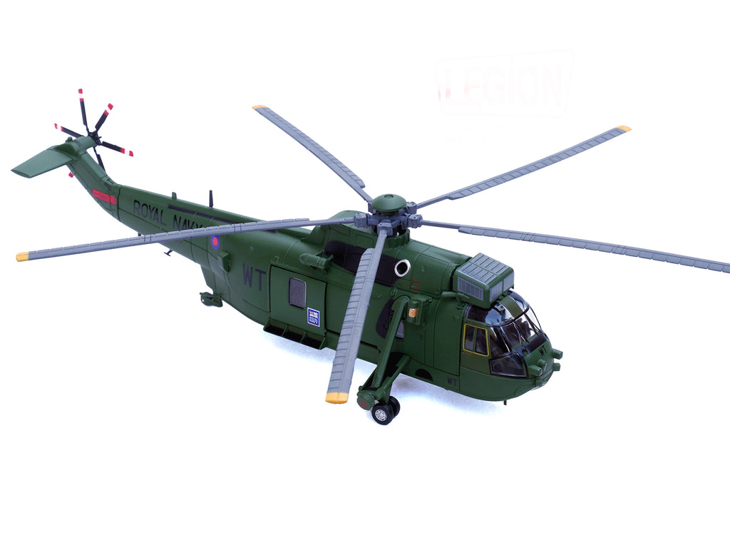 Westland Sea King HC.4 Helicopter "Green Livery 848 Naval Air Squadron Commando Helicopter Force Royal Naval Air Station Yeovilton Somerset" (2009) British Royal Navy 1/72 Diecast Model by Legion - image 4