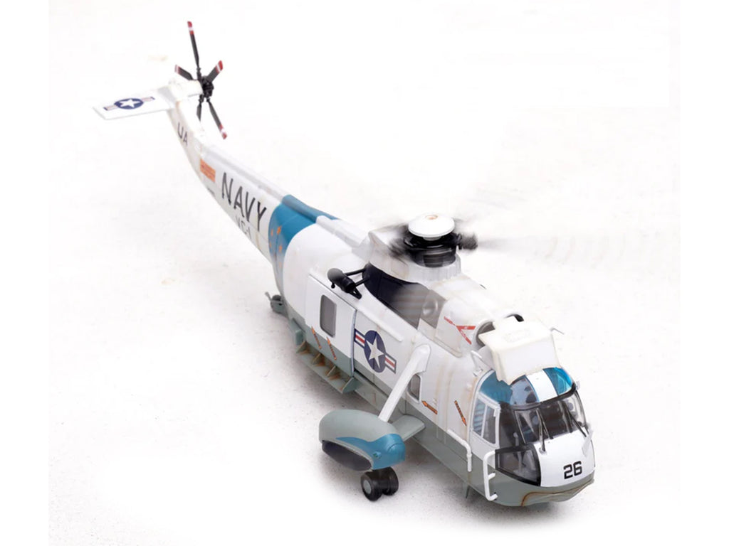 Sikorsky SH-3G Sea King Helicopter "149925/UA 26 Fleet Composite Squadron 1 Blue Alii NAS Barbers Point Hawaii" (1970s) United States Navy 1/72 Diecast Model by Legion - image 4