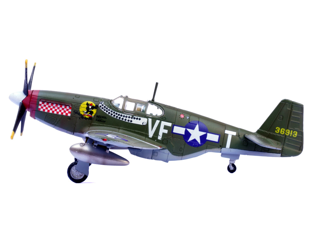 North American P-51B Mustang Aircraft "Shangri-La 336th Fighter Squadron 4th Fighter Group" (1944) United States Army Air Forces 1/72 Diecast Model Airplane by Legion - image 2