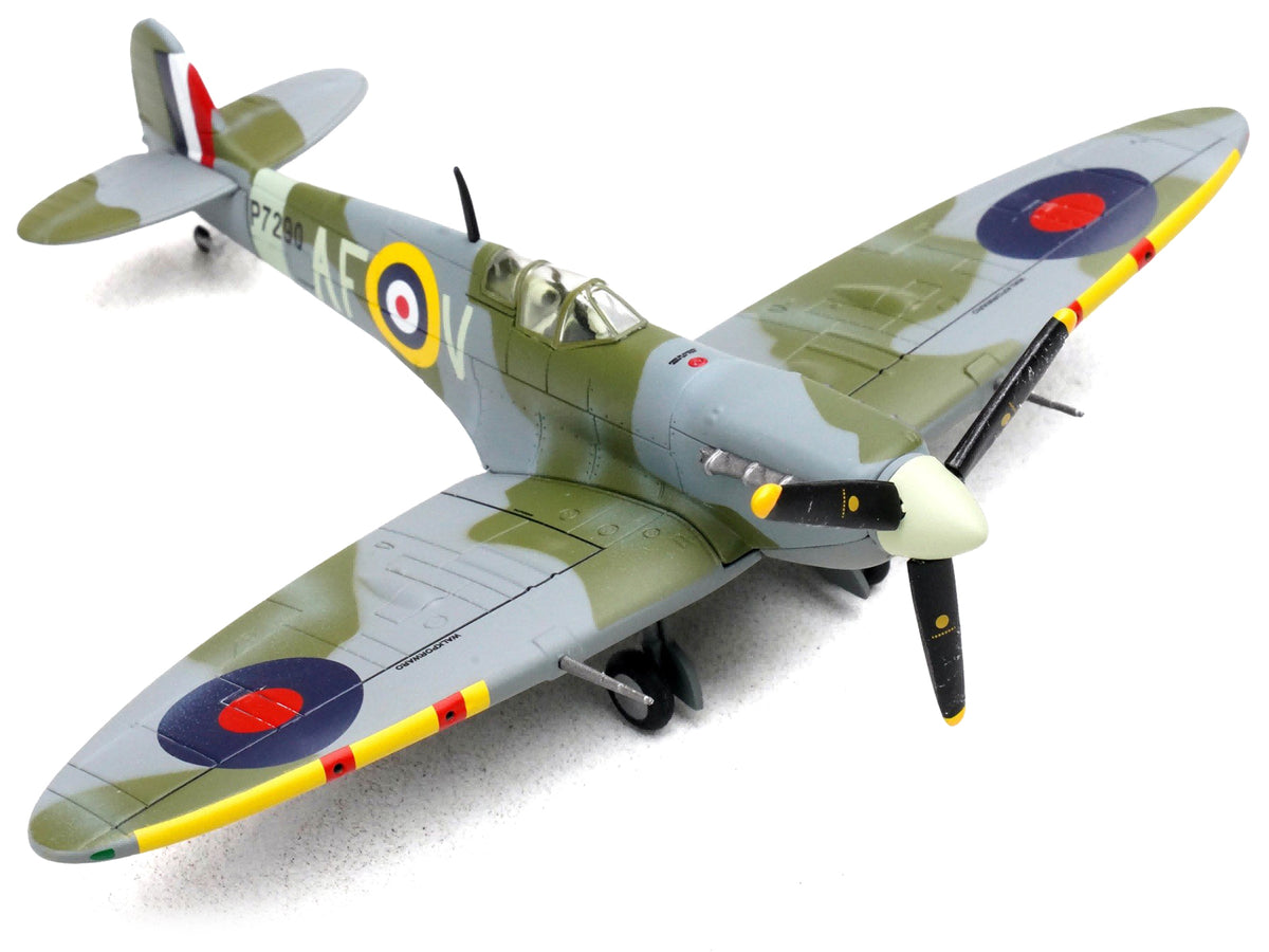 Supermarine Spitfire Mk IIa Fighter Aircraft "P7290 Air Fighting Development Unit RAF Duxford" (1942) Royal Air Force 1/72 Diecast Model by Legion - image 4